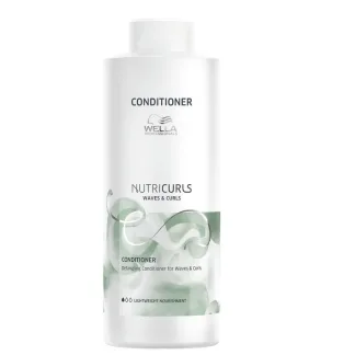 Кондиционер для волнистых и вьющихся волос — Wella Professionals NutriCurls Detangling conditioner for waves & curls 1000 ml