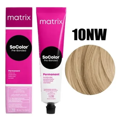 Крем-краска для волос — Matrix SoColor Pre-Bonded 10NW (Очень-очень Светлый Блондин Натуральный Теплый)