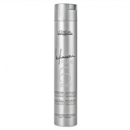 Лак без запаха сильной фиксации (фикс 3) – L’Oreal Professionnel Infinium Pure Hairspray Strong  500 ml