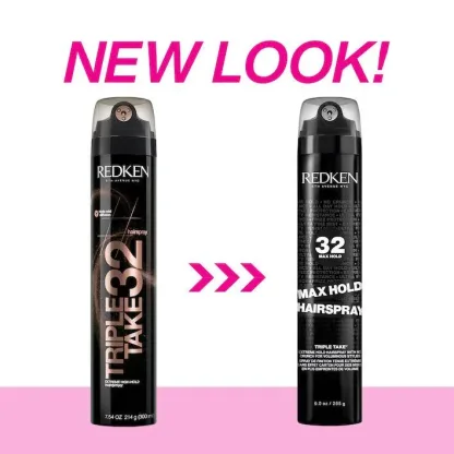 Спрей ультрасильной фиксации с тройным распылителем – Redken Max Hold Hairspray Triple Take 300 ml