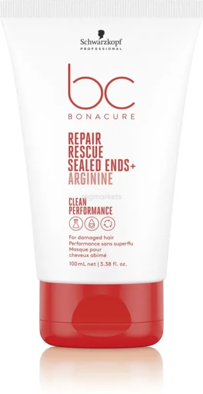 Сыворотка для кончиков волос – Schwarzkopf Professional Bonacure Clean Performance Repair Rescue Sealed Ends 100 ml