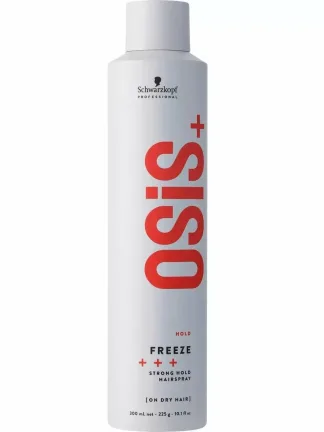 Лак для волос сильной фиксации - Schwarzkopf Professional Osis+ Freeze strong hold hairspray 300 ml