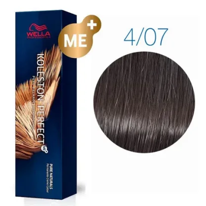 Стойкая крем-краска — Wella Professionals Koleston Perfect Me+ №4/07 (сакура) 60 ml