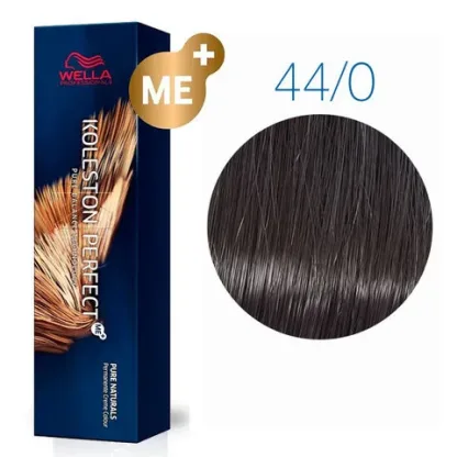 Стойкая крем-краска — Wella Professionals Koleston Perfect Me+ №44/0 (интенсивный коричневый натуральный) 60 ml