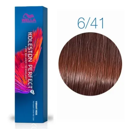 Стойкая крем-краска – Wella Professionals Koleston Perfect Me+ №6/41 (Мехико) 60 ml