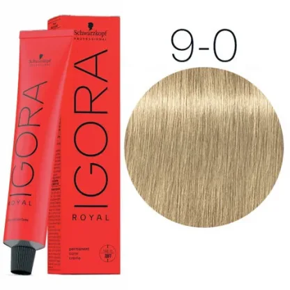 Крем-краска для волос — Schwarzkopf Professional IGORA Royal № 9-0 (Блондин натуральный)