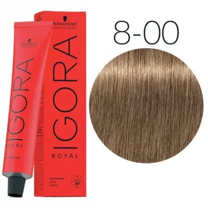 Крем-краска для волос — Schwarzkopf Professional IGORA Royal № 8-00 (Светло-русый натуральный экстра)