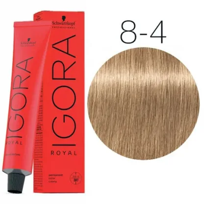 Крем-краска для волос — Schwarzkopf Professional IGORA Royal № 8-4 (Светло-русый бежевый)