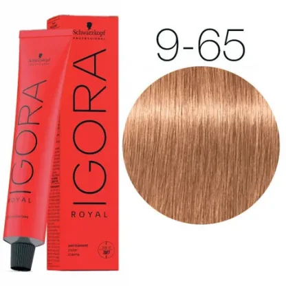 Крем-краска для волос — Schwarzkopf Professional IGORA Royal № 9-65 (Блондин шоколадный золотистый)