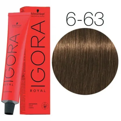 Крем-краска для волос — Schwarzkopf Professional IGORA Royal № 6-63 (Тёмно русый шоколадный матовый)