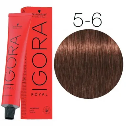 Крем-краска для волос — Schwarzkopf Professional IGORA Royal № 5-6 (Светло-коричневый шоколадный натуральный)