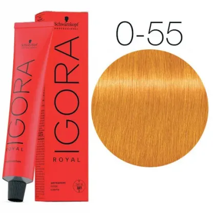 Крем-краска для волос — Schwarzkopf Professional IGORA Royal № 0-55 (Золотой микстон)