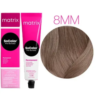 Крем-краска для волос — Matrix SoColor Pre-Bonded 8MM (Светлый Блондин Мокка Мокка)