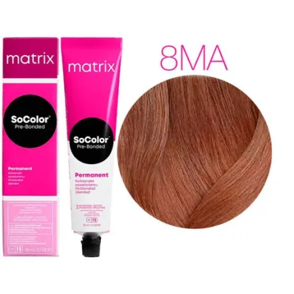 Крем-краска для волос — Matrix SoColor Pre-Bonded 8MA (Светлый блондин мокка пепльный)