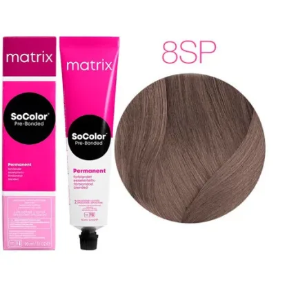 Крем-краска для волос — Matrix SoColor Pre-Bonded 8Sp (Светлый Блондин Серебристый Жемчужный)