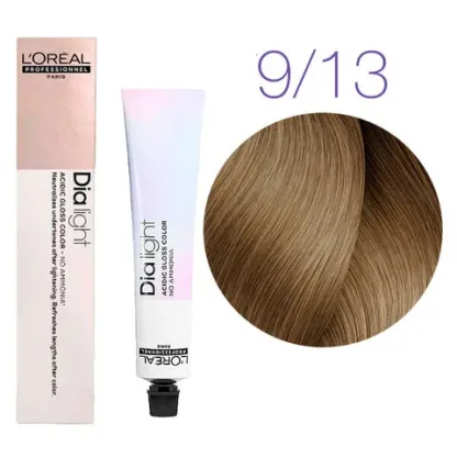 Краска для волос — L’Oreal Professionnel Dia Light № 9.13 (Очень светлый блондин бежевый)