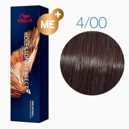 Стойкая крем-краска — Wella Professionals Koleston Perfect Me+ №4/00 (коричневый интенсивно- натуральный) 60 ml