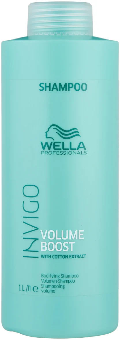 Шампунь для придания объема – Wella Professional Invigo Volume Boost Bodifying Shampoo 1000 ml