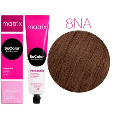 Крем-краска для волос — Matrix SoColor Pre-Bonded 8NA (Светлый блондин натуральный пепельный)