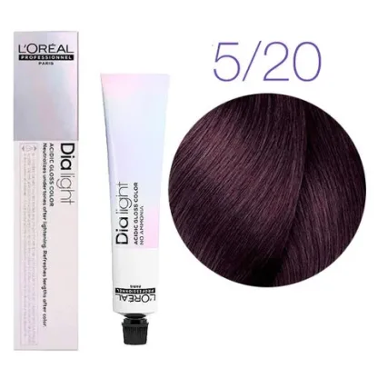 Краска для волос — L’Oreal Professionnel Dia Light № 5.20 (Светлый шатен глубокий перламутровый) 50 ml