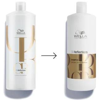 Шампунь для интенсивного блеска волос -Wella Professionals Oil Reflections Luminous Reveal Shampoo 1000 ml