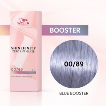 Гель-крем для тонирования и блеска без осветления — Wella Professionals Shinefinity №00/89 Blue Booster (Синий бустер) 60 ml