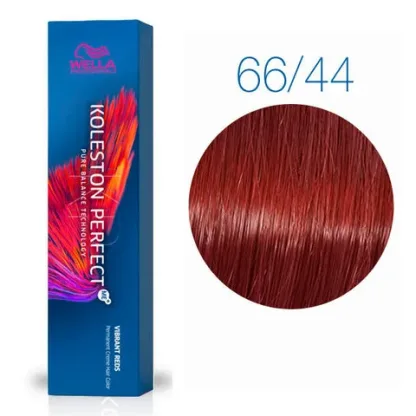 Стойкая крем-краска – Wella Professionals Koleston Perfect Me+ №66/44 (Кармен) 60 ml