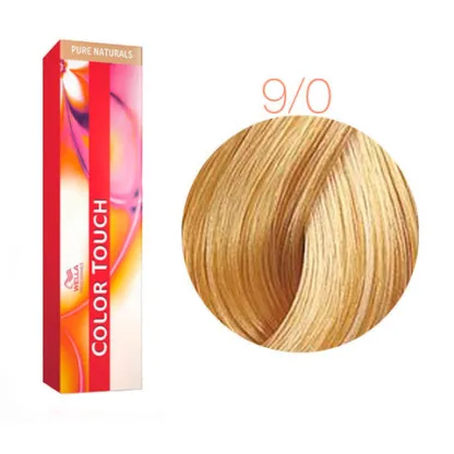 Тонирующая краска для волос – Wella Professional Color Touch №9/0 (Очень светлый блонд) 60 ml