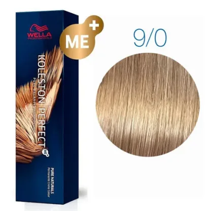 Стойкая крем-краска – Wella Professionals Koleston Perfect Me+ №9/0 (Очень светлый блонд натуральный) 60 ml