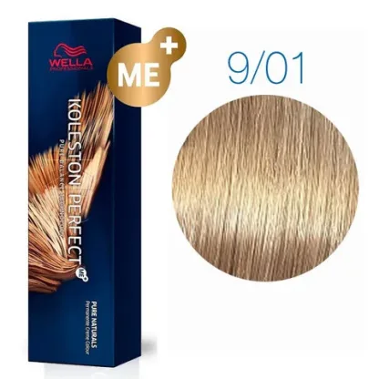 Стойкая крем-краска – Wella Professionals Koleston Perfect Me+ №9/01 (Орех пекан) 60 ml