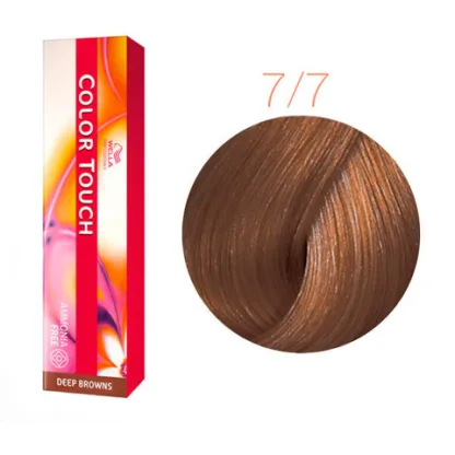 Тонирующая краска для волос – Wella Professional Color Touch №7/7 (Блонд коричневый) 60 ml