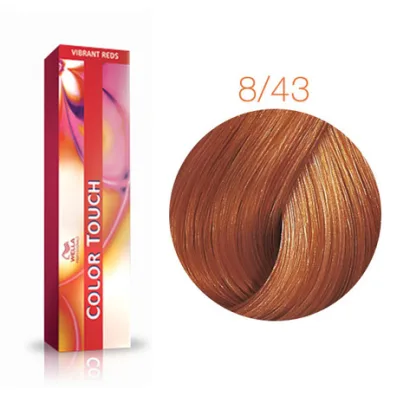 Тонирующая краска для волос – Wella Professional Color Touch №8/43 (Боярышник) 60 ml