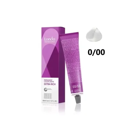 Стойкая крем-краска – Londa Professional Permanent Color Creme 0/00 (Чистый тон) 60 ml