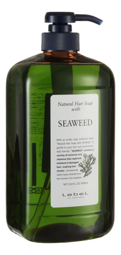 Шампунь для ухода за нормальной кожей головы – Lebel Natural Hair Soap With Seaweed 1000ml