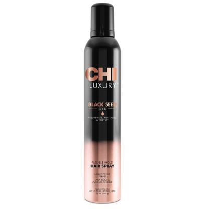 CHI Luxury Black Seed Oi Flex Hold Hair Spray Лак для волос с маслом семян черного т340ml