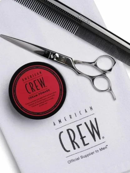 Крем-помада с легкой фиксацией и низким уровнем блеска – American Crew Cream Pomade 85 g