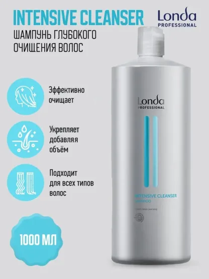 Глубоко очищающий шампунь – Londa Professional Intensive Cleanser Shampoo 1000 ml