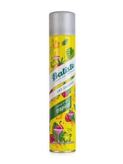 BATISTE Сухой шампунь TROPICAL 400 ML (кокос и экзотика)