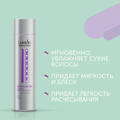 Шампунь увлажняющий -Londa Professional Deep Moisture Shampoo 250 ml