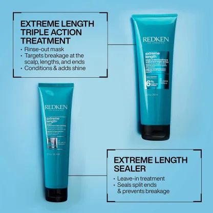 Восстанавливающий уход для устранения секущихся концов – Redken Extreme Length Sealer 150 ml