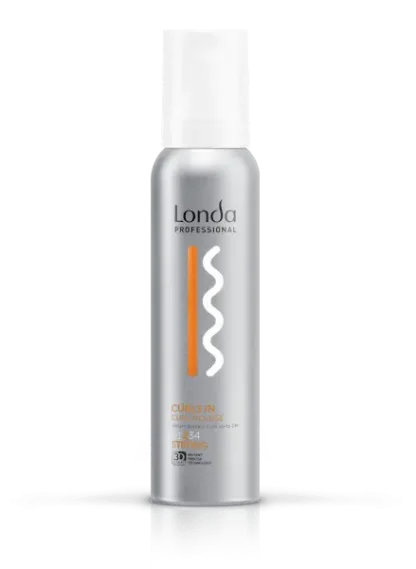 Мусс для кудрявых волос сильной фиксации- Londa Professional Styling Curls In Mousse 150 ml