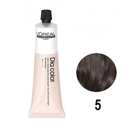 Краска для волос без аммиака – L`Oreal Professional Dia Color № 5 (светлый шатен) 60 ml