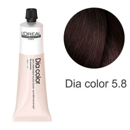 Краска для волос без аммиака – L`Oreal Professional Dia Color № 5.8 (светлый шатен мокко) 60 ml