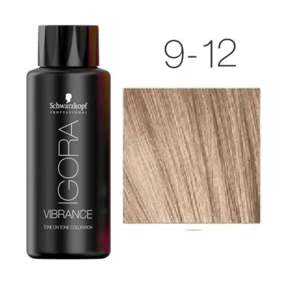 Краска для волос без аммиака — Schwarzkopf Professional Igora Vibrance № 9-12 (Блондин сандрэ пепельный)