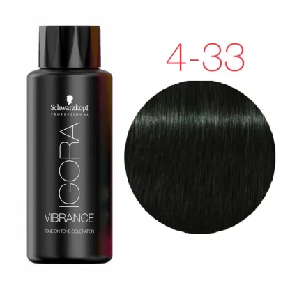 Краска для волос без аммиака — Schwarzkopf Professional Igora Vibrance № 4-33 (Средний коричневый матовый экстра)