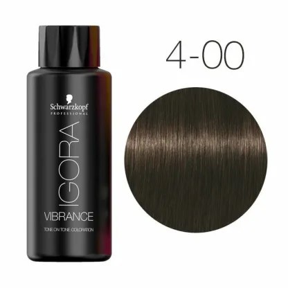 Краска для волос без аммиака — Schwarzkopf Professional Igora Vibrance № 4-00 (Средний коричневый натуральный экстра)