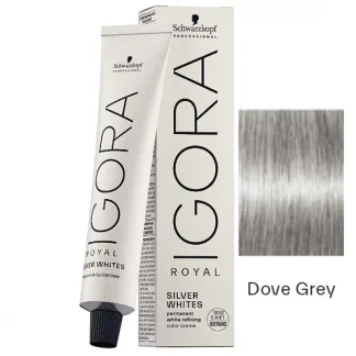 Краска для волос - Schwarzkopf Professional Igora Silver Whites Dove Grey (Сталь) 60 ml